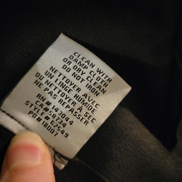 Bagatelle Vegan Leather Long Sleeve Open Jacket Cardigan - Picture 5 of 8